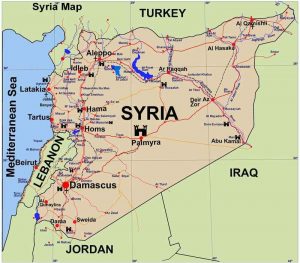 Siria mapa hoy